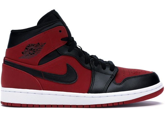 Air Jordan 1 Mid Black Red