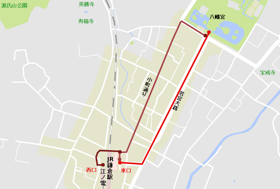 鶴岡八幡宮のアクセスと駐車場情報 ぶらぶら観光マップ