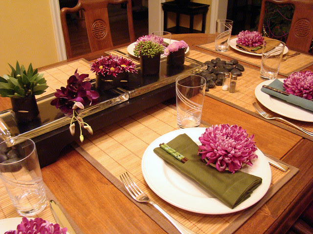 DSC07227 Japanese dinner table setting | Flickr - Photo ...
