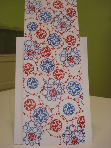 Red,blue circle panel