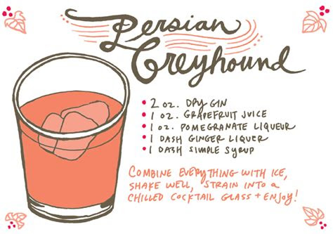 friday happy hour  persian greyhound