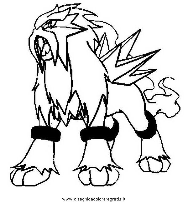  Entei  Pokemon  Coloring  Pages  Coloring  Pages 
