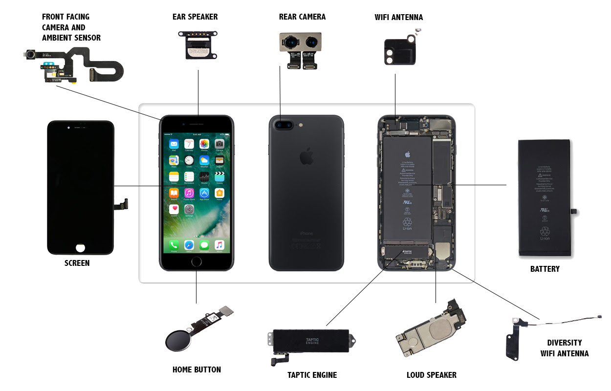 Iphone 7 Plus Parts Replacement Videos