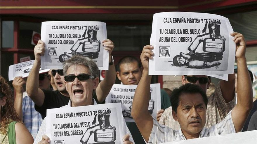 Una juez de Madrid decidirá si anula las cláusulas suelo de 101 entidades