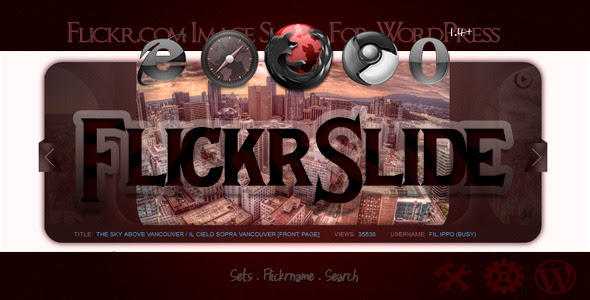 FlickrSlide - Wordpress Flickr.com Image Slider - CodeCanyon Item for Sale