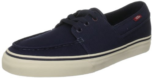 Vans Men's Hull Navy/Antique White Trainer VL3O5TK 6 UK