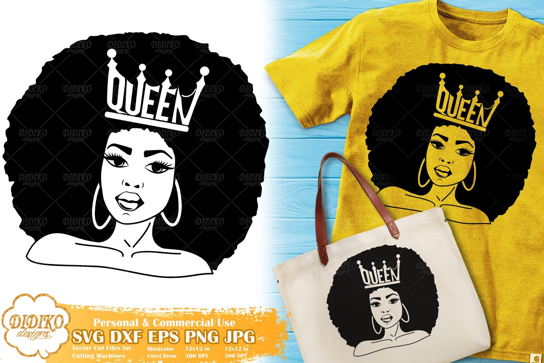 Download Free 58 Svg Afro Queen Crown Svg Free SVG PNG EPS DXF File for Cricut, Silhouette and Other Machine