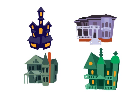 Download Download Halloween House Design Set 1 SVG File for Cricut, Silhouette and Other Machine