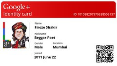 I AM A GOOGLE+NERD .. I FATHER WORDS by firoze shakir photographerno1