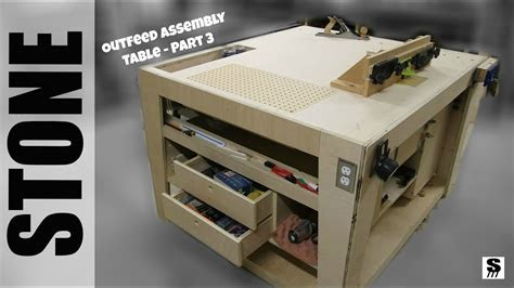 outfeed assembly table woodworking shop table