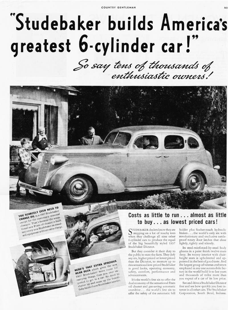 1937 Studebaker Dictator