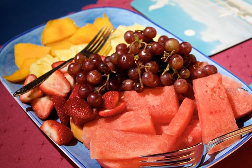 fruit platter after christmas gorging