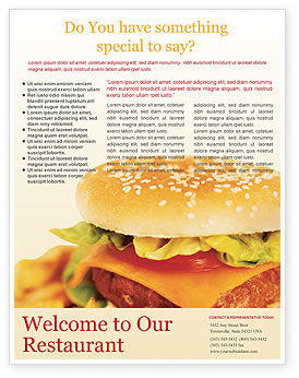 Desain flyer makanan