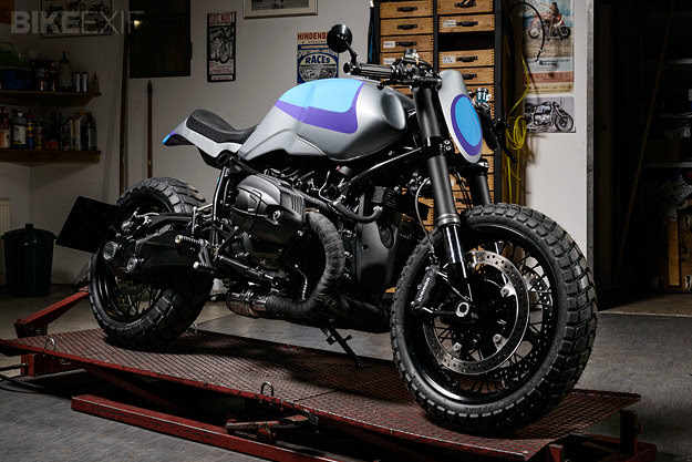 BMW R Nine T do cuc chat voi phong cach den tu tuong lai