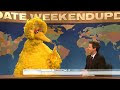 Video Big Bird from Sesame Street on SNL : "I got a million tweets' after presidential debate in USA.