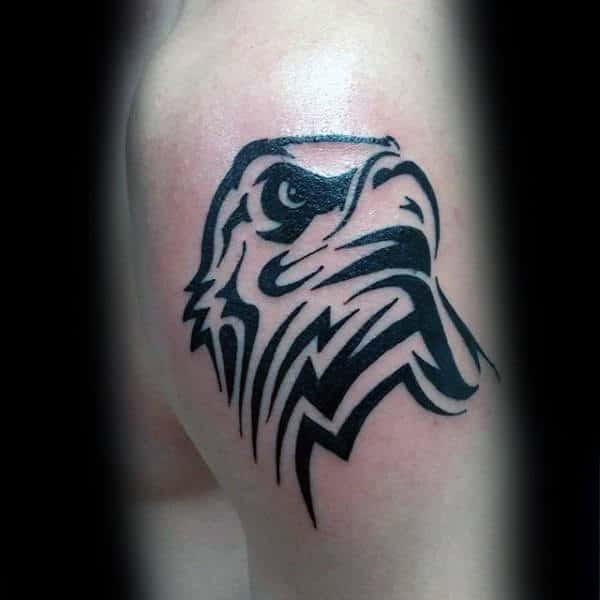 tribal eagle tattoos designs