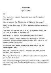  english worksheets king lear