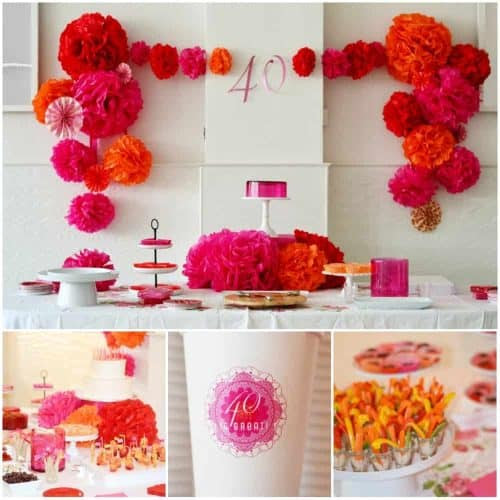 40th Birthday Party Ideas