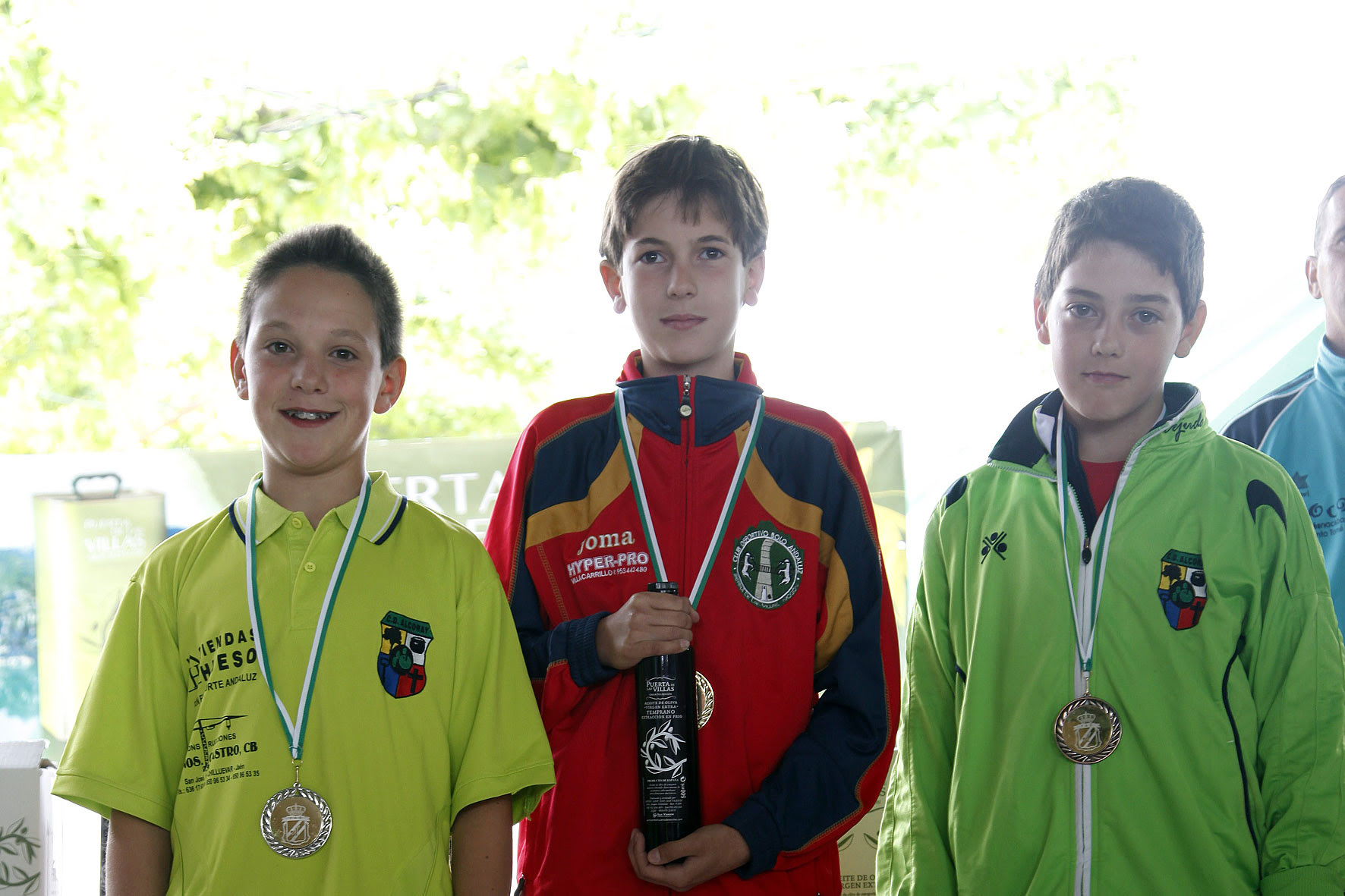 podium alevines campeonato andalucia bolo andaluz montaña 2013