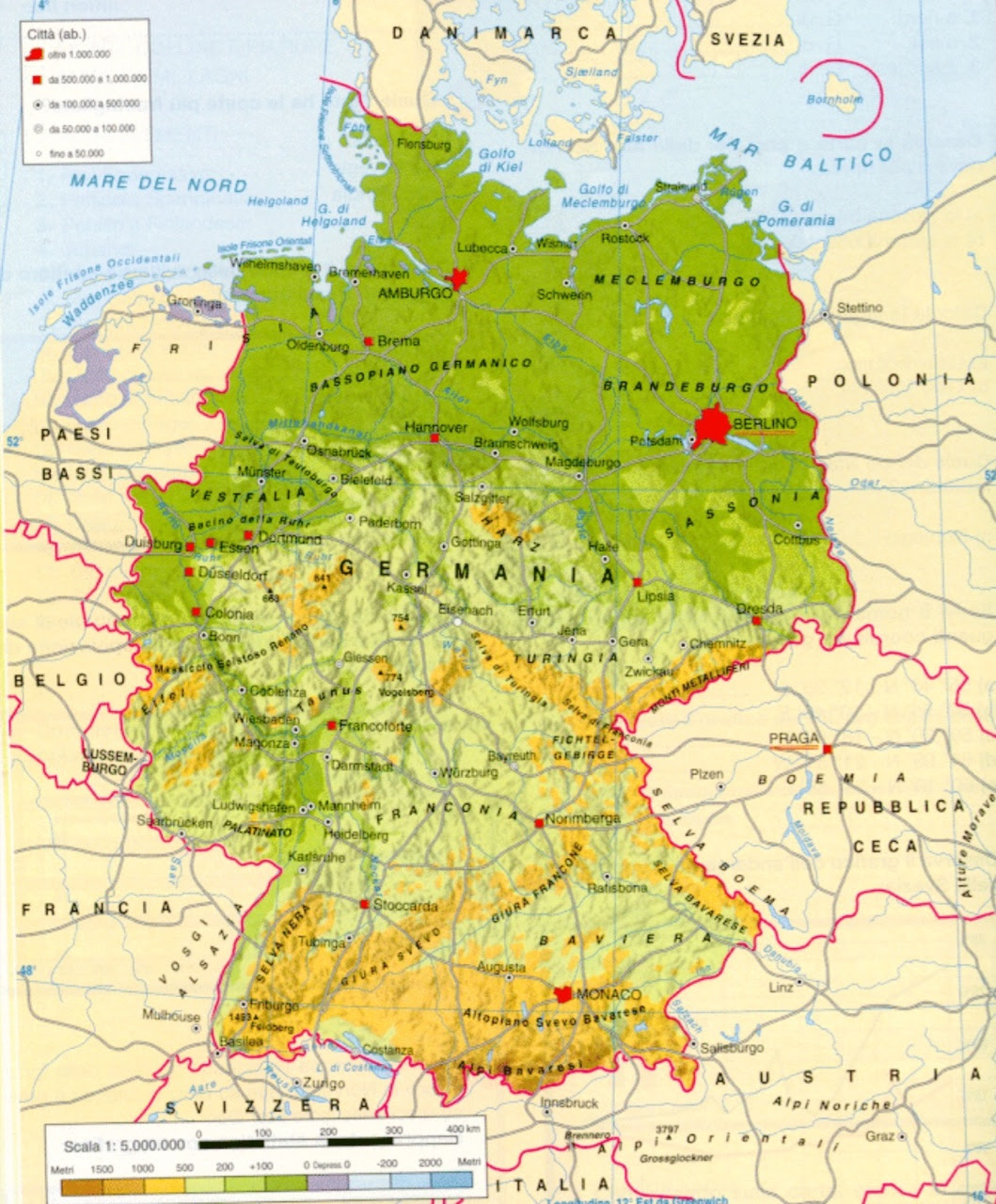 Cartina Germania In Tedesco