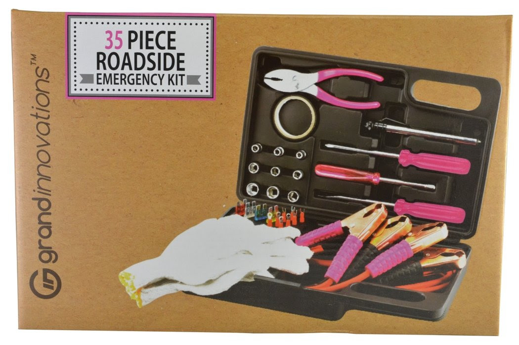 Auto Emergency Jumper Cable Kit 35 Piece Set (Pink) - - Amazon.com