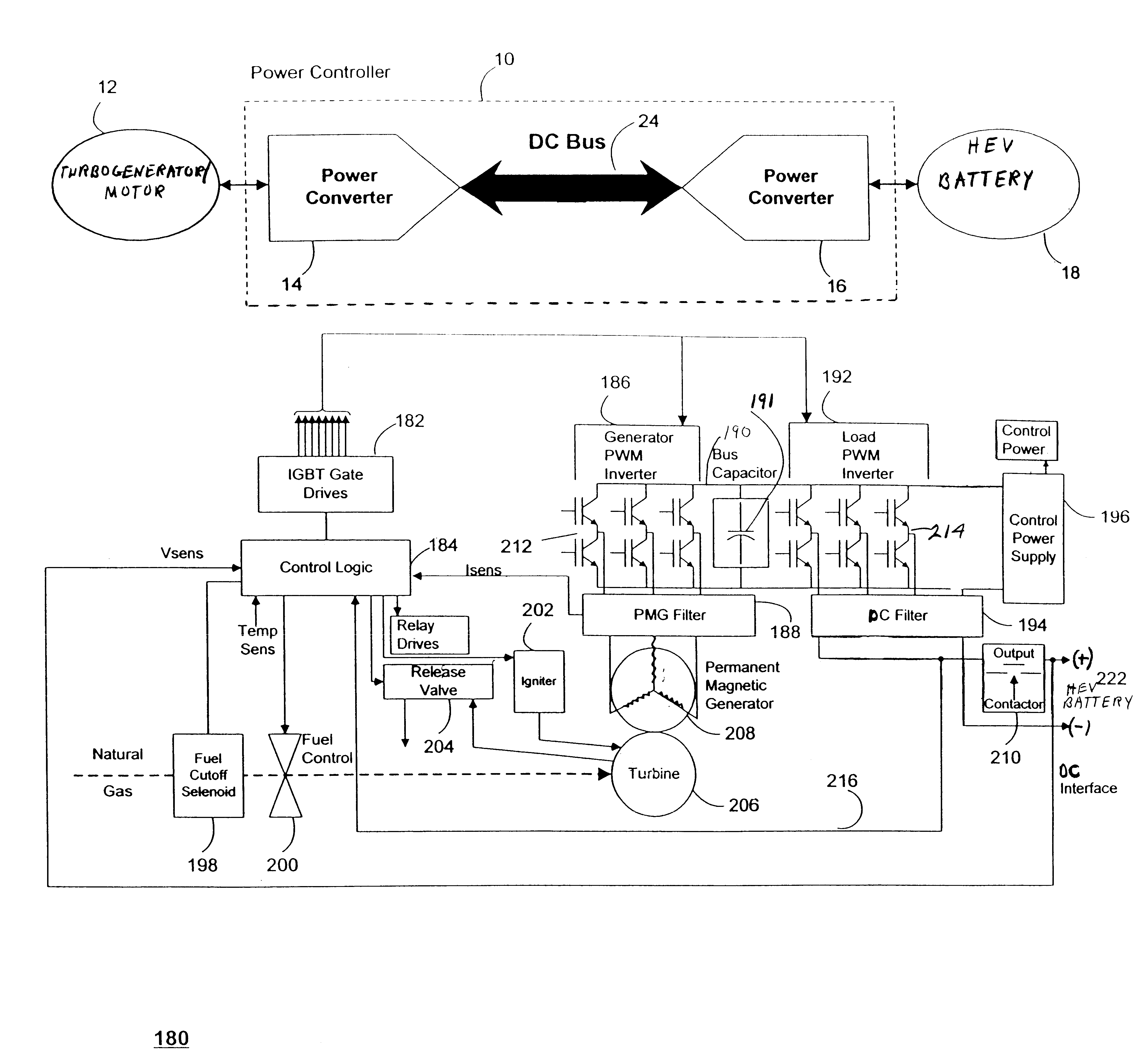Patent US6683389 - Hybrid electric vehicle DC power generation system
