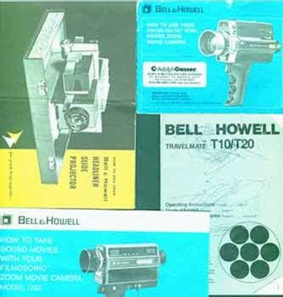 PDF Bell Howell T10 T20 Super 8 Movie Camera Manual