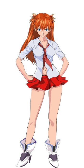 着せてみよう アスカ編制服 ドット無双