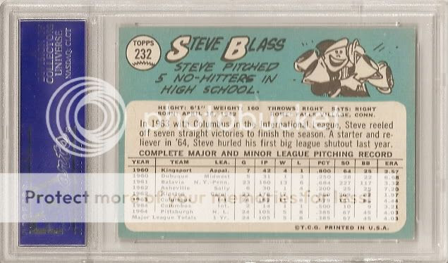 #232 Steve Blass (back)