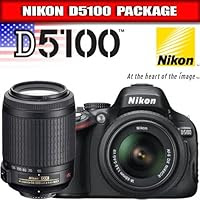 Nikon D5100 Digital SLR Camera with AF-S DX NIKKOR 18-55mm f/3.5-5.6G VR lens and AF-S DX VR Zoom-Nikkor 55-200mm f/4-5.6G IF-ED Lens
