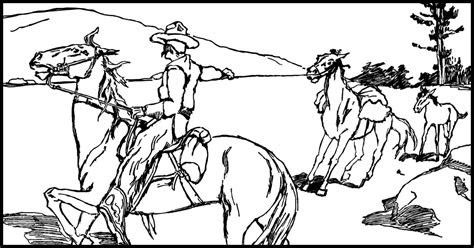  western coloring pages karens whimsy