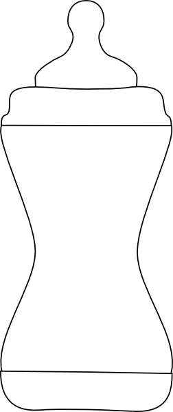 Download Baby Bottle Outline Clip Art at Clker.com - vector clip ...