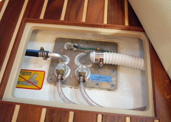 Companies like Island Packet have been using fiberglass potable water ...