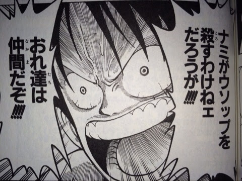 ルフィ ナミがウソップを殺すわけねェだろうが おれ達は仲間だぞ One Piece ワンピースの画像付名言集 ネタバレ注意