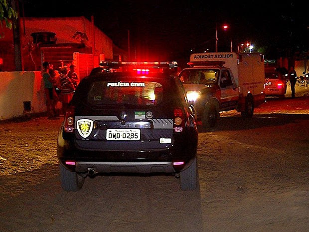 Três pessoas foram mortas na noite desta quarta em São Gonçalo do Amarante (Foto: Reprodução/Inter TV Cabugi)