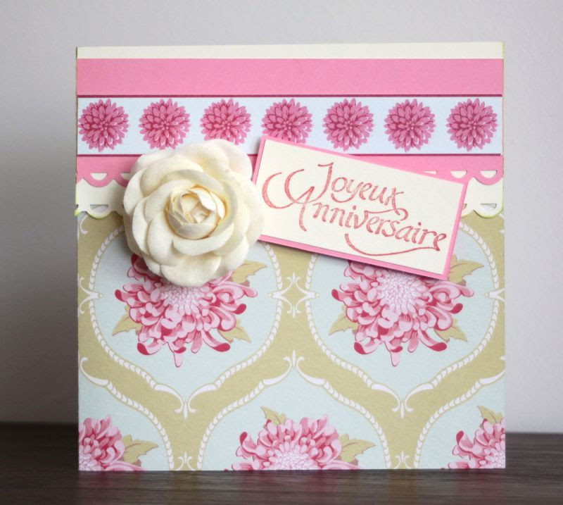 Une Carte Anniversaire Pour Belle Maman Sissiscrap
