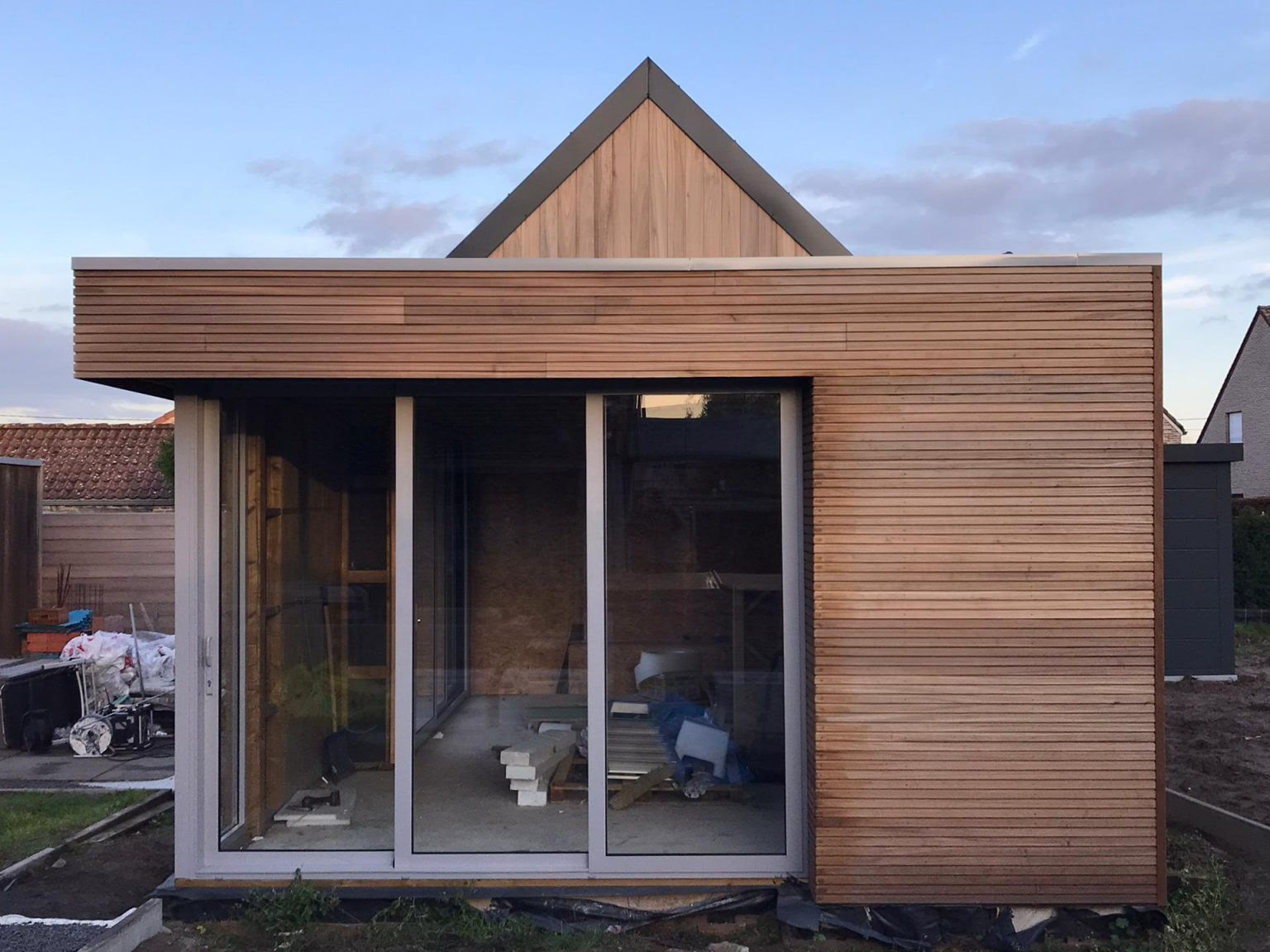 Modern houten bijgebouw thermo ayous - Dubois ...