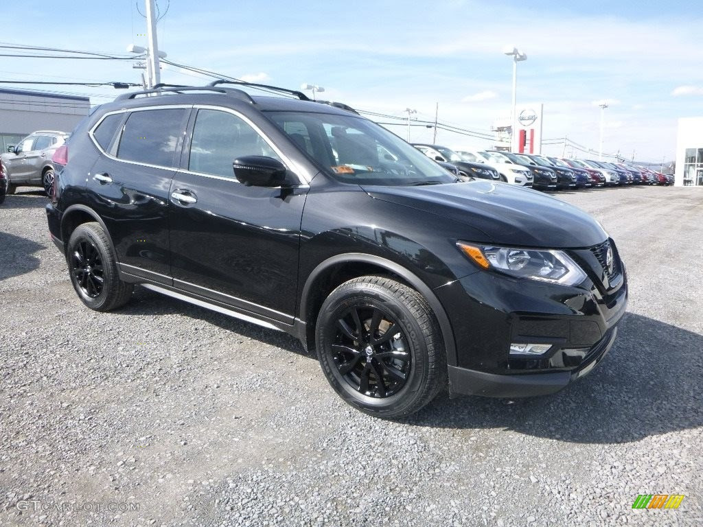 2018 Magnetic Black Nissan Rogue SV AWD #125534321 Photo #9  GTCarLot