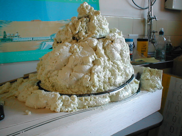 expanding foam portrayal