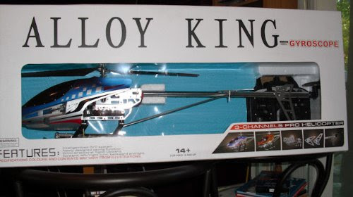 Alloy Sky King Remote Control 3 Channel Pro Helicopter with Gyroscope