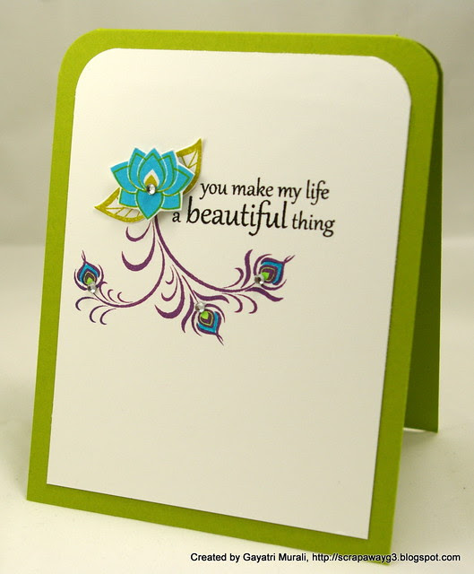 Life beautiful card 2012