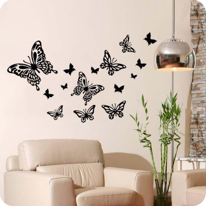 Wholesale Wall Decor - Buy WALL DECOR HOME STICKERS BUTTERFLY ...