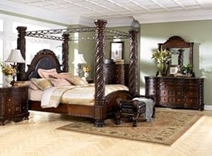 North Shore Bedroom on Amazon Com Ashley North Shore Canopy Bedroom ...