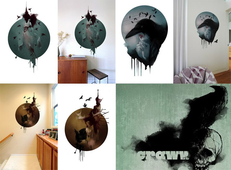 Awesome wall art from Blik X Craww