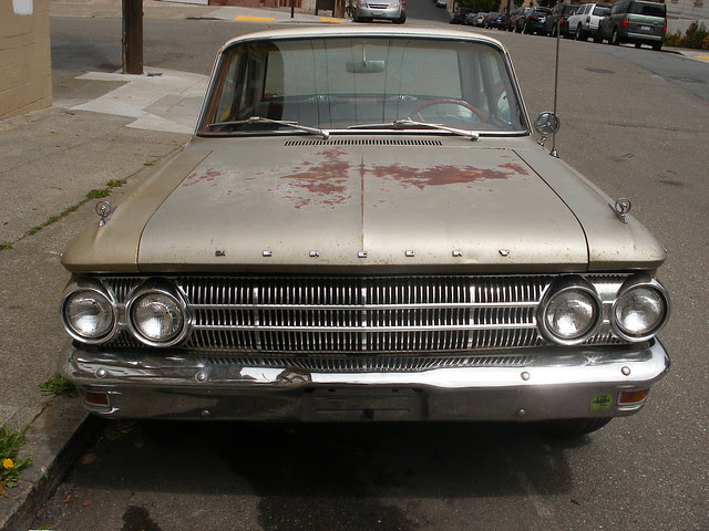 1962 mercury meteor front view this version of the meteor was only built 