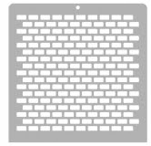 Maska murek 14x14 cm