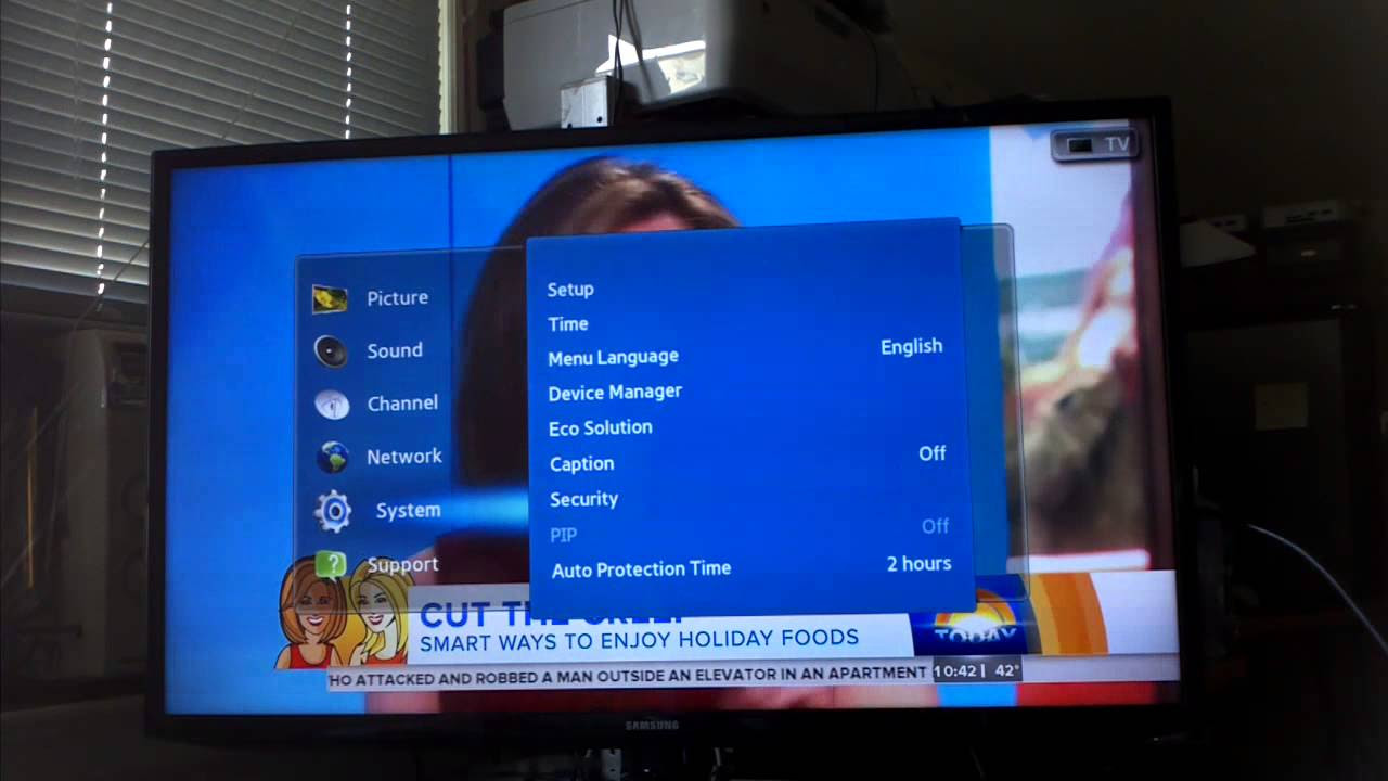 My New Samsung  40 inch LED TV UN40EH5300 YouTube