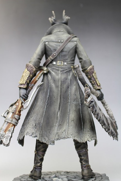 絶賛発売中 Gecco ゲッコウ のbloodborne ブラッドボーン 狩人 ハンター 1 6スケール スタチューがあまりにカッコイイので高円寺店でじっくり鑑賞しました 豆blog 豆ブログ 豆魚雷のフィギュアレビュー