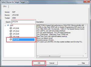 select_device_in_keil