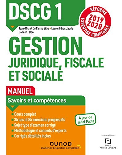 Lire gratuitement DSCG1 Gestion juridique, fiscale et sociale - Manuel
- Réforme 2019-2020: Réforme Expertise comptable 2019-2020 (2019-2020)
Conseil Livre électronique complet